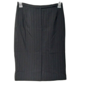 NWT Country Road skirt Women 4 black pinstripe long pencil Career Executive Wool
